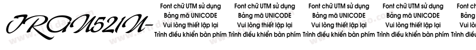 TRAN521N字体转换