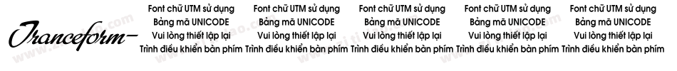 Tranceform字体转换