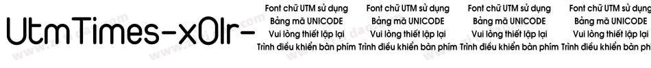 UtmTimes-xOlr字体转换