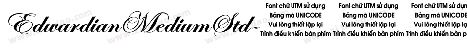 EdwardianMediumStd字体转换