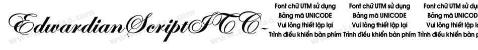 EdwardianScriptITC字体转换