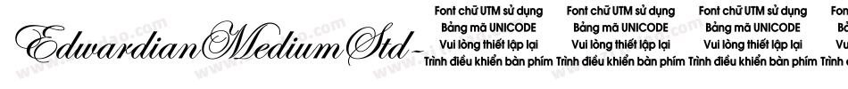 EdwardianMediumStd字体转换