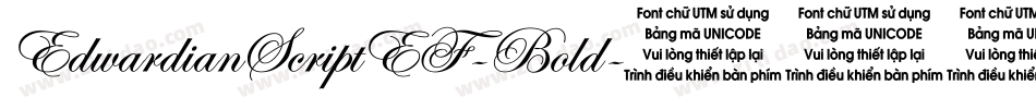 EdwardianScriptEF-Bold字体转换