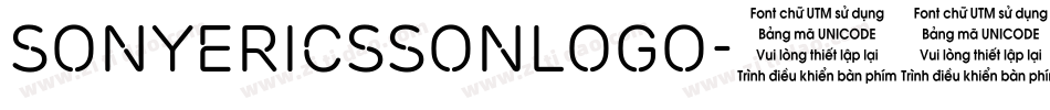 SonyEricssonLogo字体转换