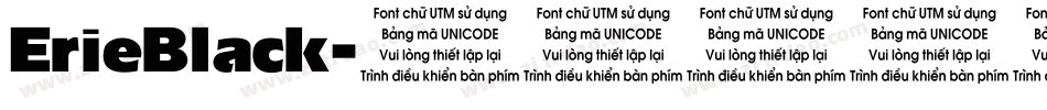 ErieBlack字体转换