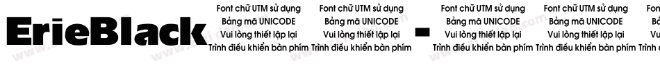 ErieBlack字体字体转换