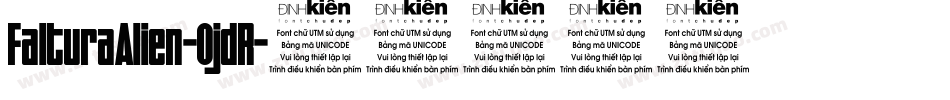FalturaAlien-0jdR字体转换
