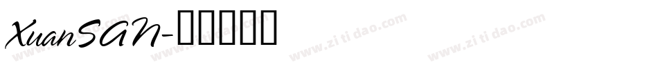 XuanSAN字体转换