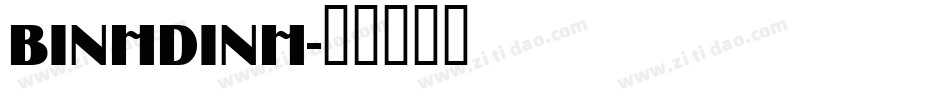 BINHDINH字体转换