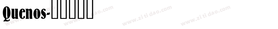Quenos字体转换