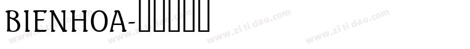 BIENHOA字体转换