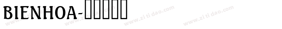 BIENHOA字体转换