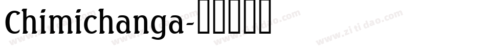 Chimichanga字体转换