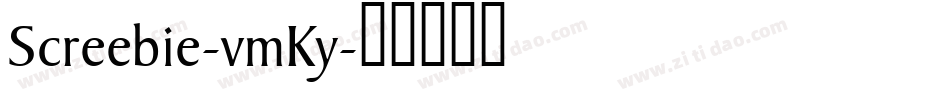 Screebie-vmKy字体转换