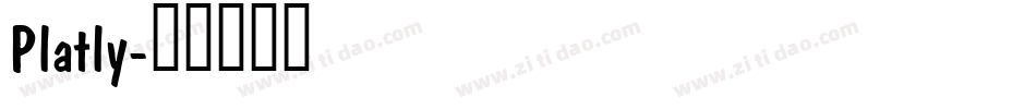 Platly字体转换
