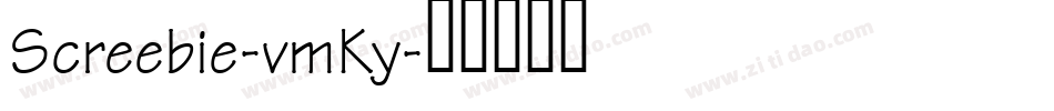 Screebie-vmKy字体转换