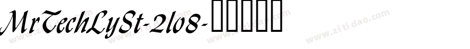 MrTechLySt-2lo8字体转换