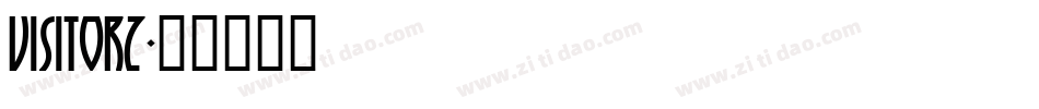 visitor2字体转换