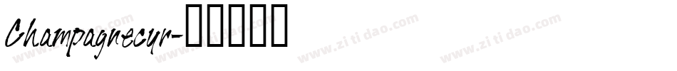 Champagnecyr字体转换