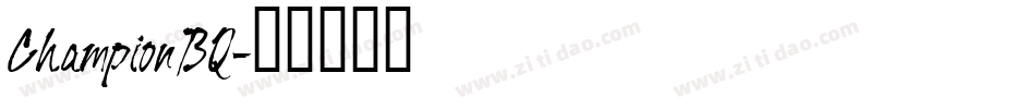 ChampionBQ字体转换
