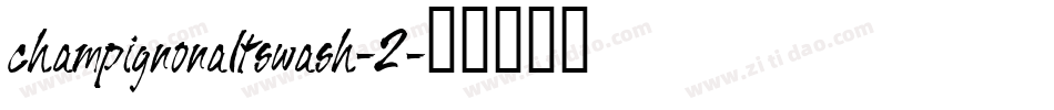 champignonaltswash-2字体转换