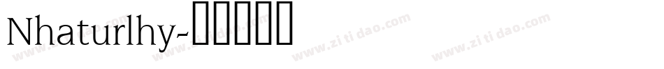 Nhaturlhy字体转换