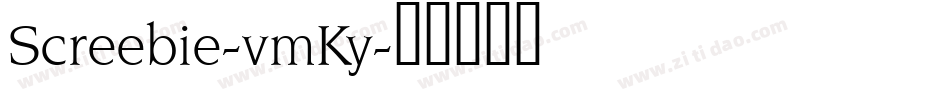 Screebie-vmKy字体转换