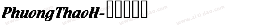 PhuongThaoH字体转换