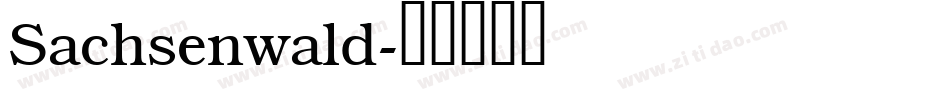 Sachsenwald字体转换