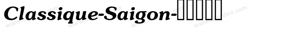 Classique-Saigon字体转换