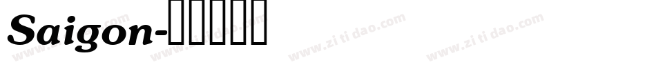 Saigon字体转换