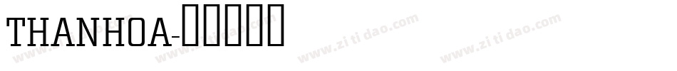 THANHOA字体转换