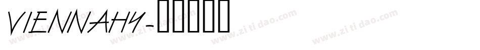 VIENNAHY字体转换