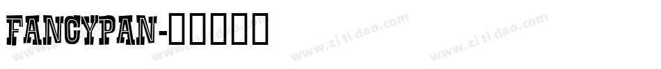 FANCYPAN字体转换