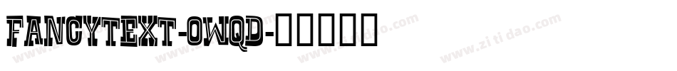 Fancytext-0Wqd字体转换