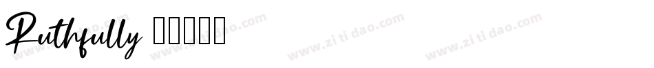 Ruthfully字体转换