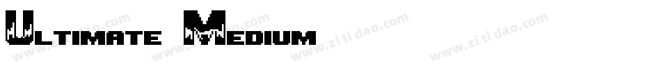 Ultimate-Medium字体转换