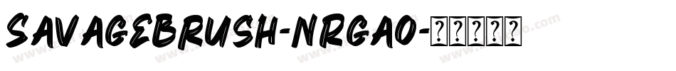 SavageBrush-nRga0字体转换