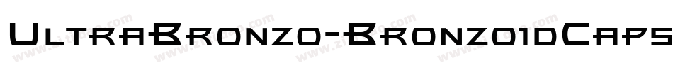 UltraBronzo-BronzoidCaps字体转换