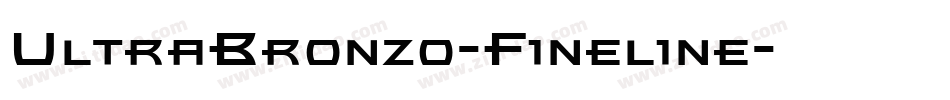 UltraBronzo-Fineline字体转换
