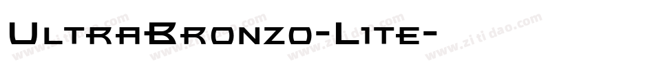 UltraBronzo-Lite字体转换