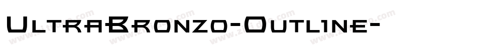 UltraBronzo-Outline字体转换
