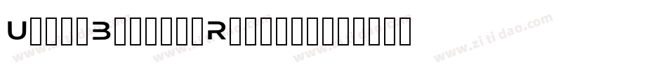 UltraBronzo-Regular字体转换