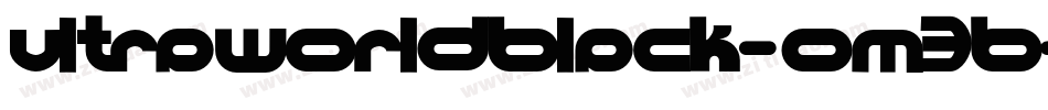 UltraworldBlack-oM3B字体转换