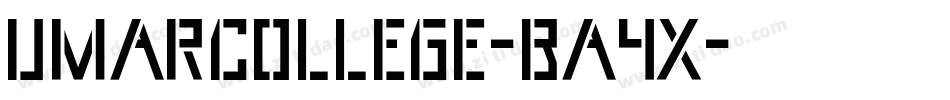 UmarCollege-BA4x字体转换