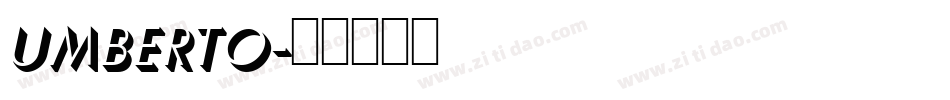 umberto字体转换