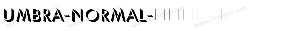 Umbra-Normal字体转换