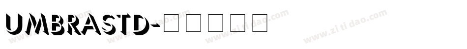 UmbraStd字体转换