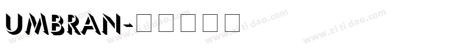 Umbran字体转换
