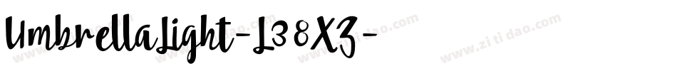 UmbrellaLight-L38XZ字体转换